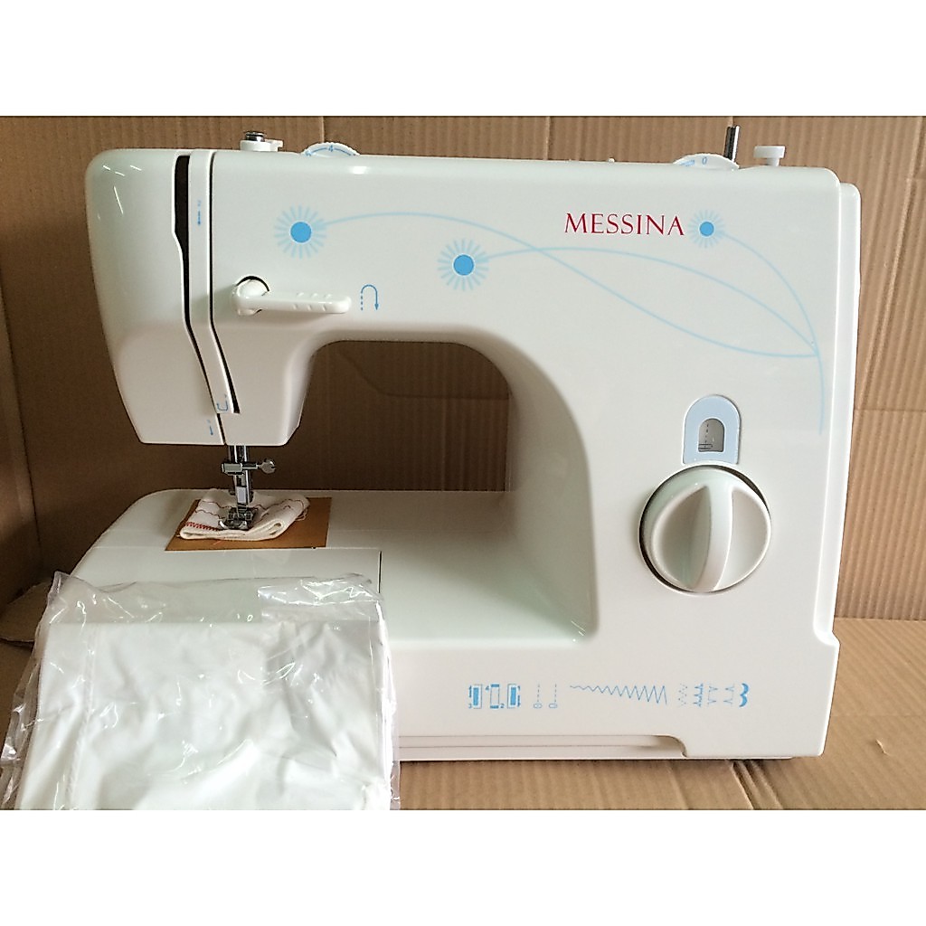 Messina L9 London - Mesin Jahit Portable 9 Pola Jait, Pemotong Benang Otomatis