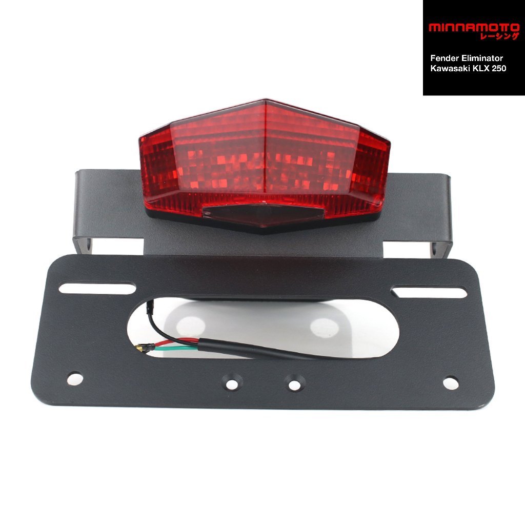 minnamoto Fender Eliminator Tail Tidy Dudukan Plat Belakang Kawasaki KLX 250