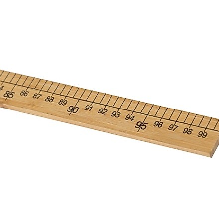 Penggaris Jahit kayu - Penggaris Bahan kayu - Penggaris Pola Bahan Kayu 100 CM