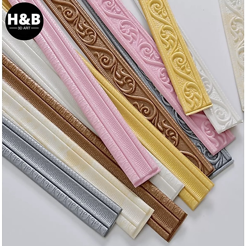 3D Stiker Dinding wallpaper border Wall Border Sticker Dinding Garis Pinggiran Perbatasan dinding pi