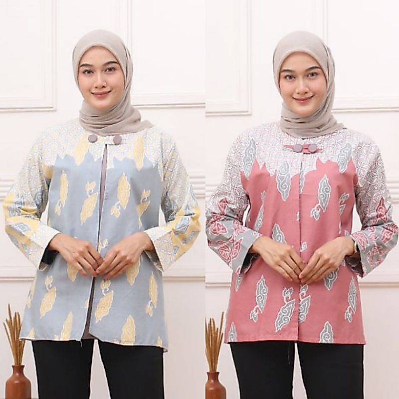 Batik Wanita Terbaru | Baju Batik Wanita size M L XL XXL XXXL L4 L5