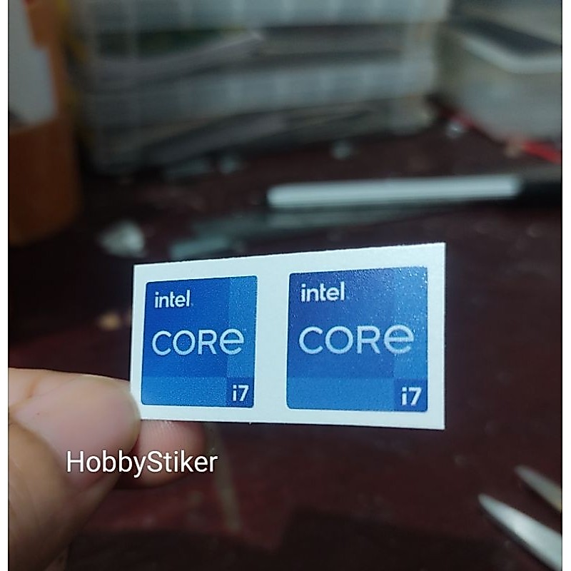 stiker core i7 untuk pc laptop notebook