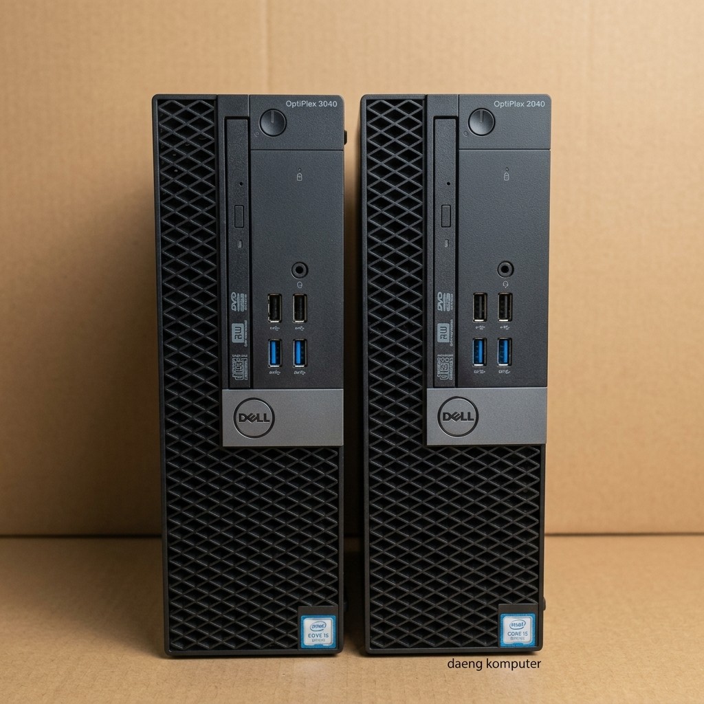 PC Desktop Dell Optiplex 3040 SFF Intel Core i5 6500 RAM 8GB SSD 128GB Win 10 Pro - Bekas Normal Gar