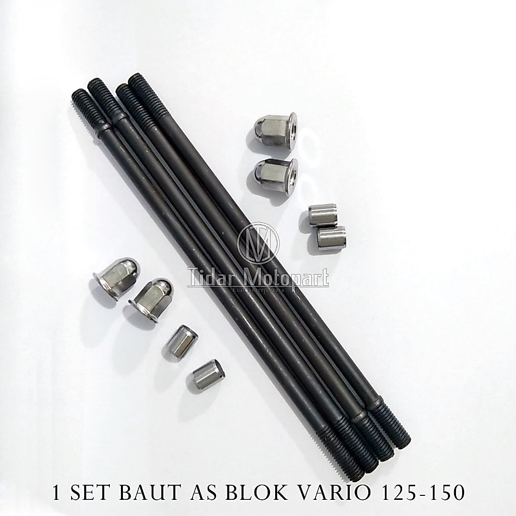 1 Set Baut Tusuk Sate Vario 150 /Baut Ancer Vario 125/Vario 150/Baut As Blok Honda Vario