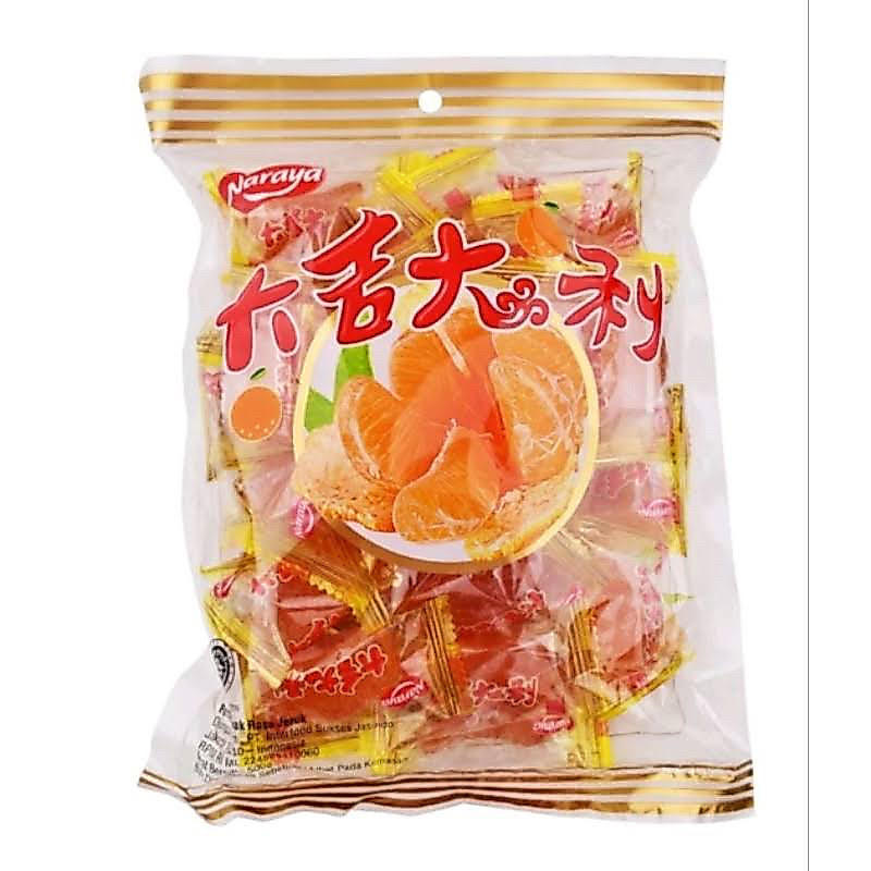 naraya jelly jeruk 500g - jelly jeruk naraya - naraya permen jelly jeruk
