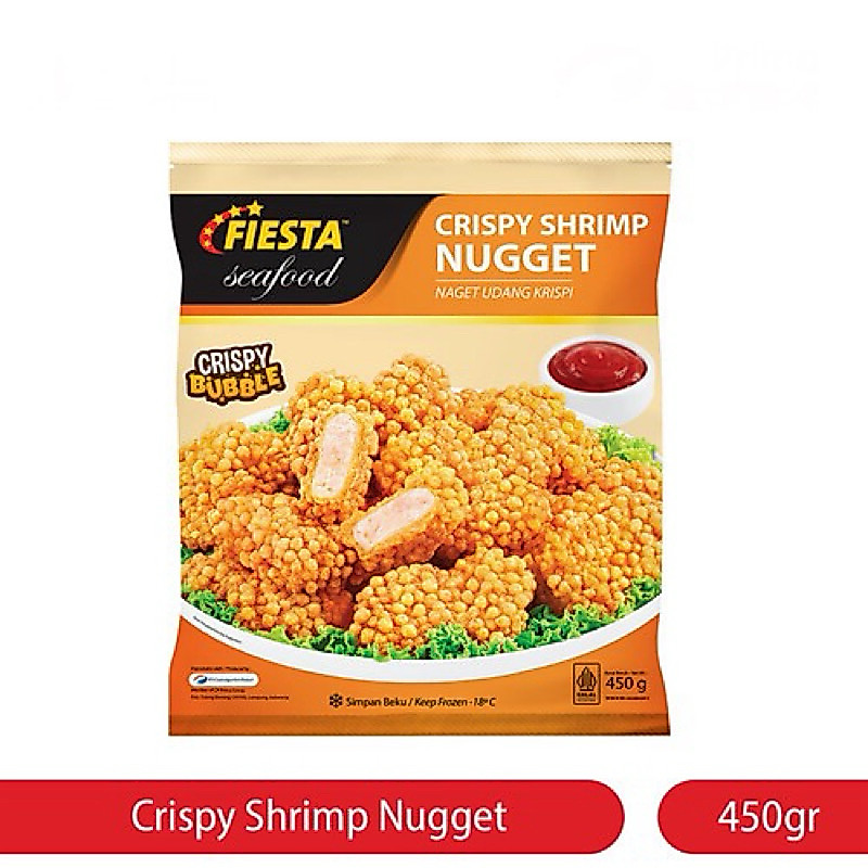 FIESTA Crispy Shrimp Nuget (Nuget Udang) 450 Gram