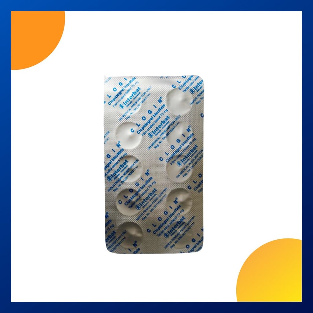 CLOGIN 75 MG 1 BLISTER @ 10 TABLET SALUT SELAPUT