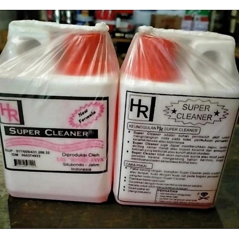 super hr cairan pembersih KERAMIK POSELEN toilet hr super cleaner HR