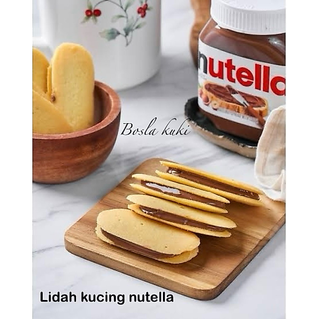 Lidah Kucing Nutella/Lidah Kucing/Lidah Kucing Coklat/Lidah Kucing Original