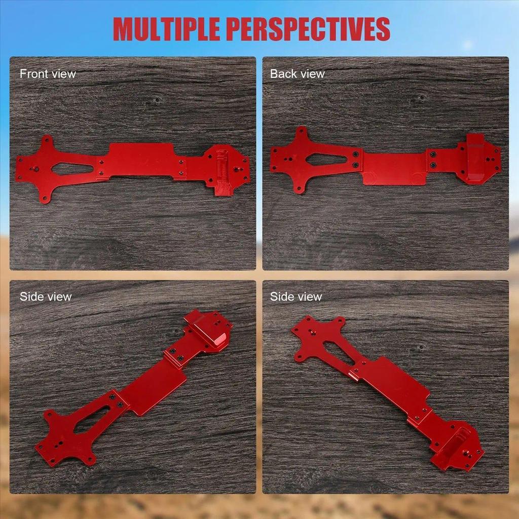 A48U For WLtoys 144001 RC Car Upgrade Spare Parts Metal Second Floor Board 144001-1259,Red