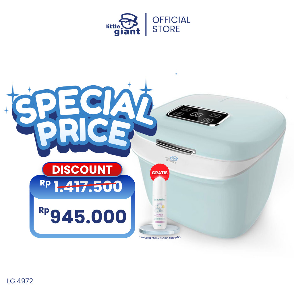 Little Giant Zhora Digital UV Sterilizer & Dryer | UV Sterilizer Botol Bayi