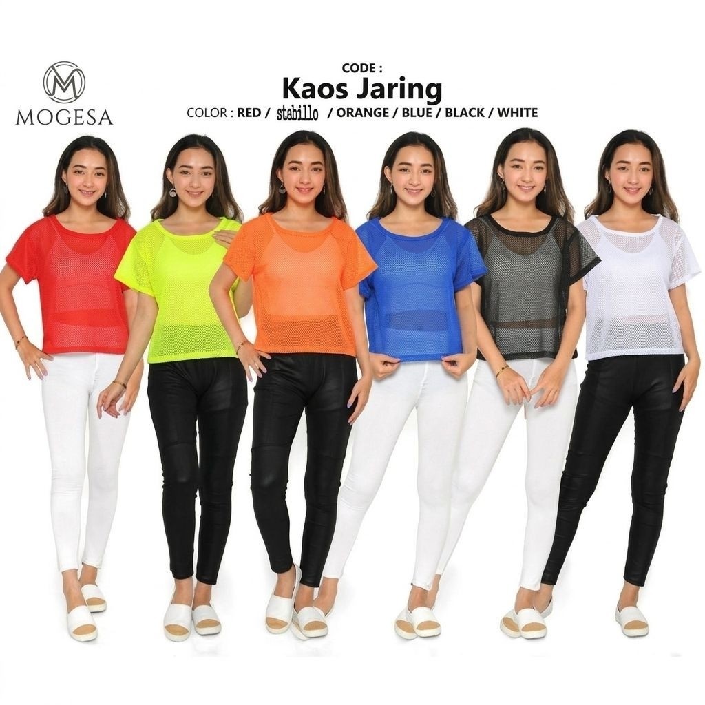 [OH] Sonata Ols - Kaos Jaring / Atasan Jaring / Crop Jaring / Jala / Kaos Jaring Wanita tanpa Dalama