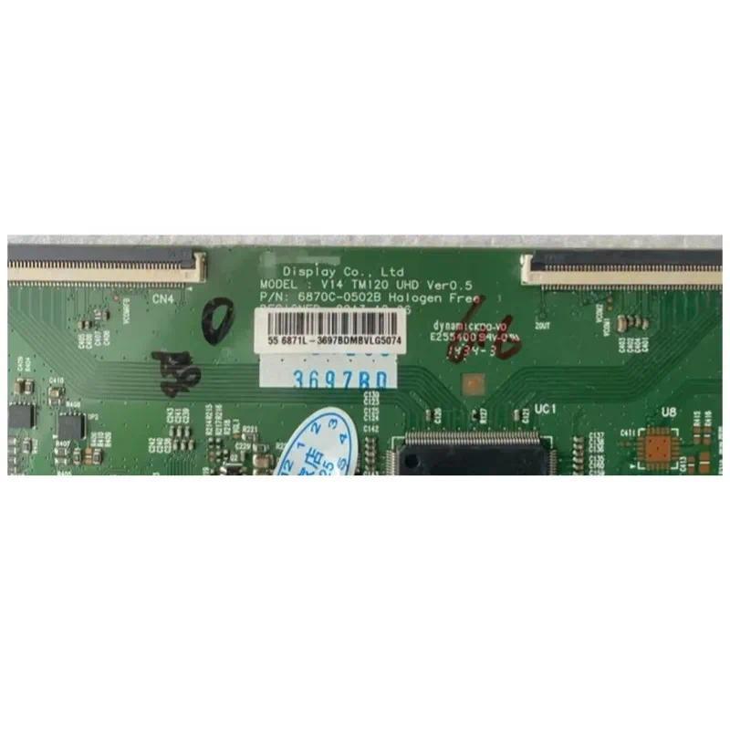 Tcon Board 6870C0502B V14 TM120 UHD Ver05 424955 TV Board for TV Original Logic Board Tcon 6870C 050