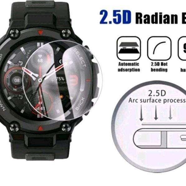 tempered glass untuk XIAOMI AMAZFIT T-REX TREX T REX PRO TG anti gores jam tangan tempered glass pel