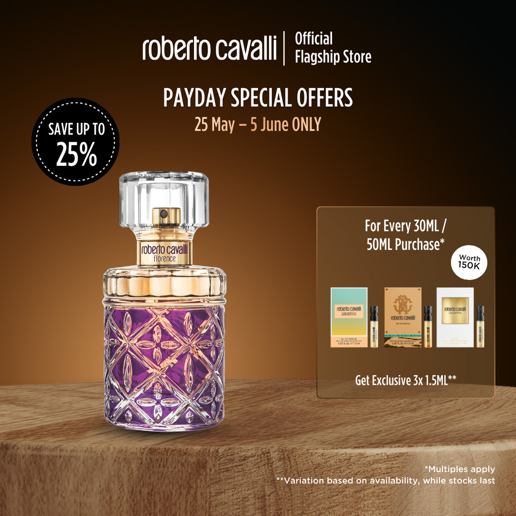 Roberto Cavalli Florence EDP 50ml - Parfum Wanita