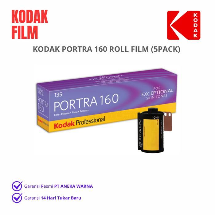 Kodak Film Portra 160 Roll (5 Pack) untuk kamera analog Expired 2025
