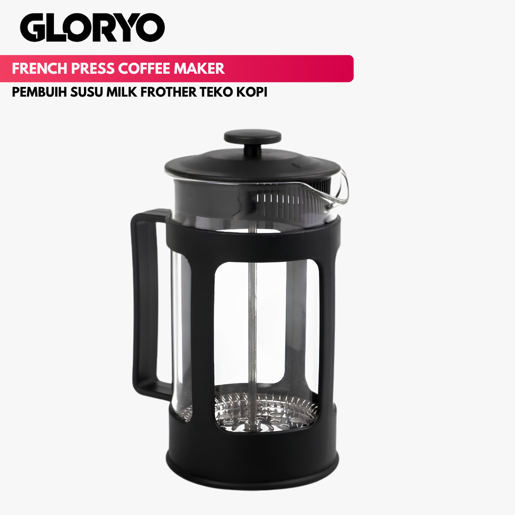 Gloryo French Press Coffee Maker Pembuih Susu Milk Frother Teko Kopi - 521