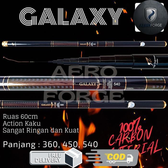 joran Tegek Orca Galaxy 540 Light Rod Pole - 540