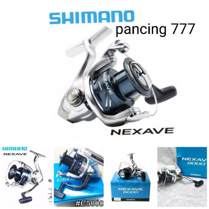Reel Pancing Shimano Nexave (C3000HG) , (4000HG) , ( C5000HG ) , ( 6000 ) , ( 8000 )