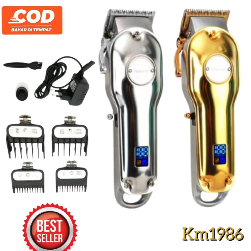 Mesin Cukur Pangkas Rambut Kemei Km1986 Original