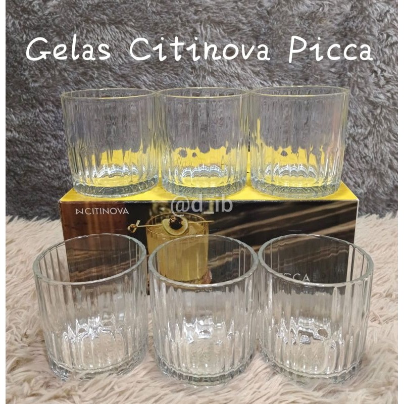 Gelas Kaca CITINOVA Picca 330 ML