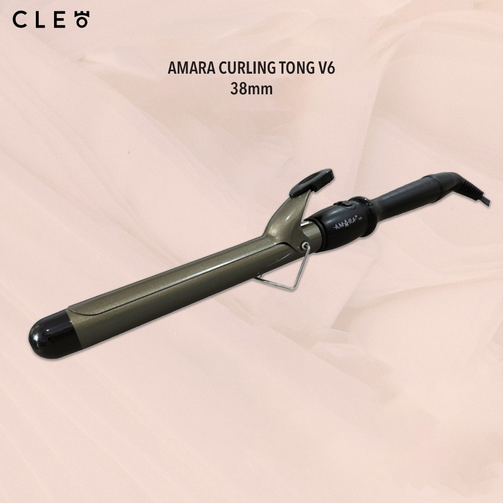 (electric heart) Amara Professional Curling Tong V6 100% Original - Catok Rambut/Catok Curly/Catok K