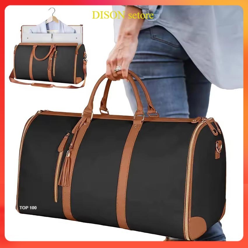 DISON Tas Penyimpanantas Baju Jas Kantor Formal Pria Wanita Blazer Tas penyimpanantas baju Kulit Lip