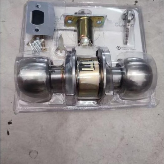 Kunci Pintu Kamar Mandi Kunci Bulat Stainless Glatino Anti Karat