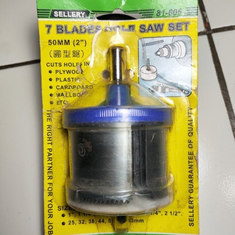 Sellery 7 blades hole saw set