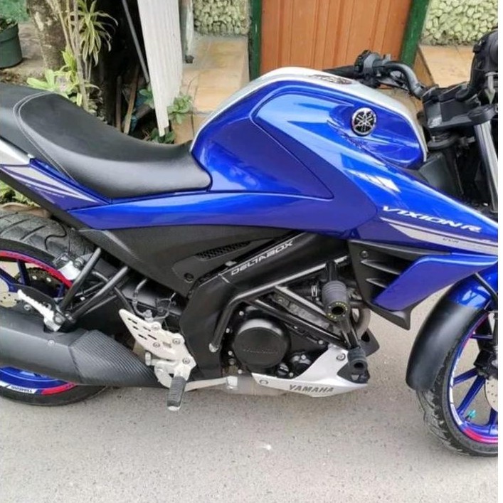 Tubular Crashbar New VIXION Old R Plus Jalu Agna Full Hitam Pelindung Body