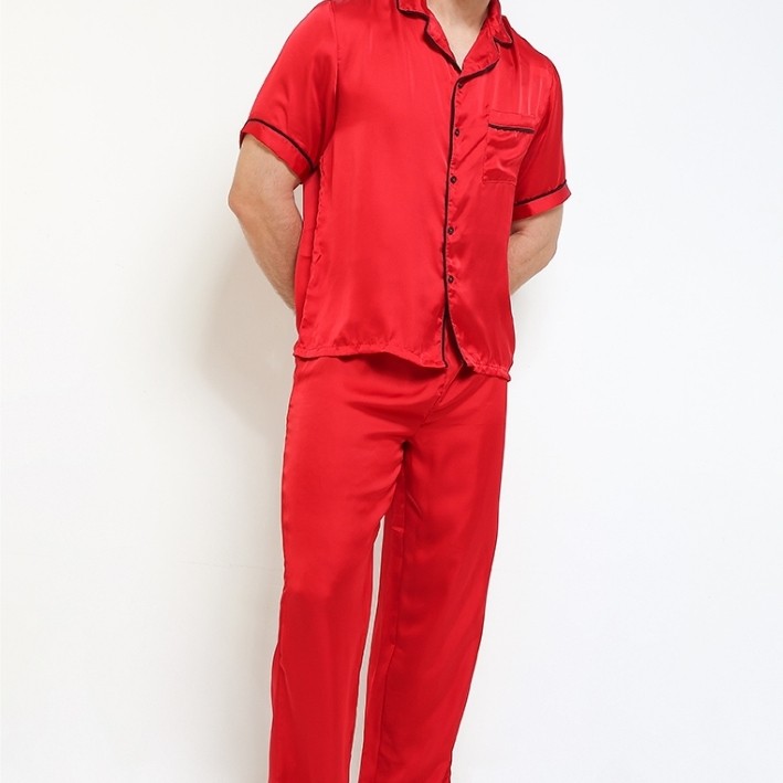 Setelan Baju Tidur Pria 321 Anne Wintours Biru Merah (13032026)(500)(62601 32012) Gift Kado Pyjamas 