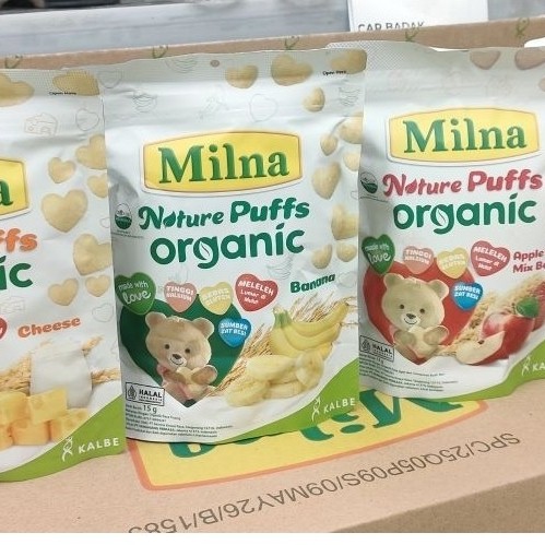 (EXP 2027) MILNA PUFF 1 KARTON (ISI 24PCS) / GROSIR MILNA PUFF / CEMILAN BAYI