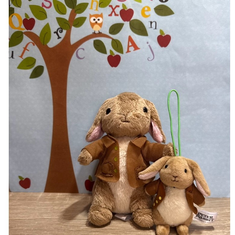 (FURYU) Peter Rabbit Benjamin Big and Mini Size Plush Doll Ganci Gantungan Kunci