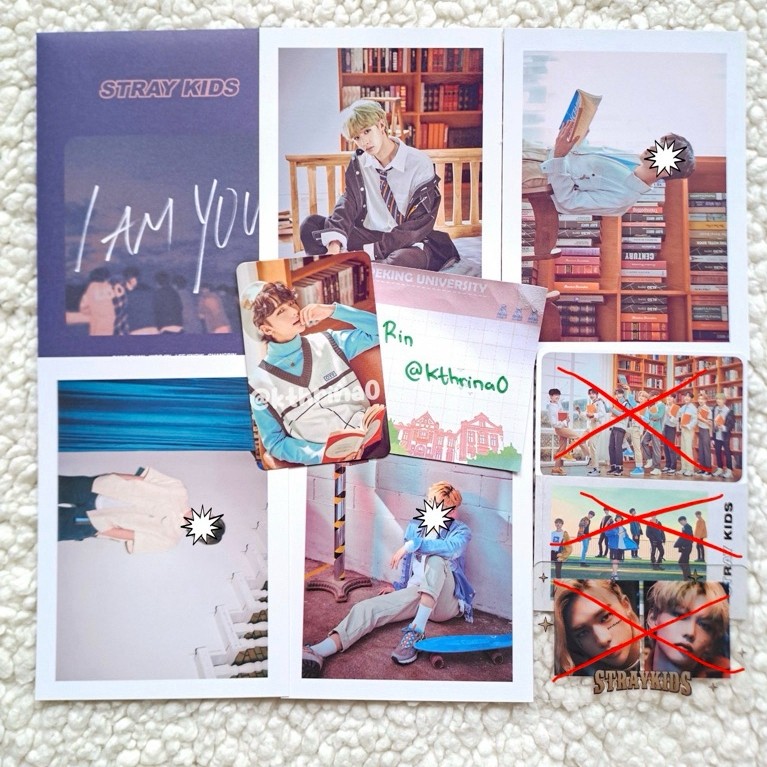 Pc Photocard Skz Stray Kids Hyunjin Bangchan Chan Hyune Hwang Le Op 3 Op3 Unveil Lucky Envelope Set 