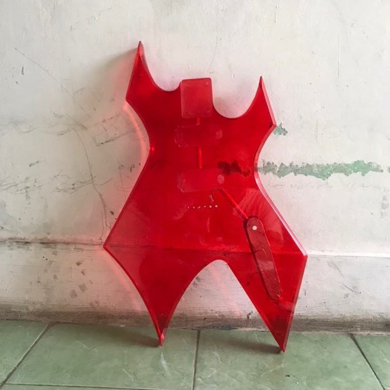 body Gitar BC Rich Acrylic Original siap pasang