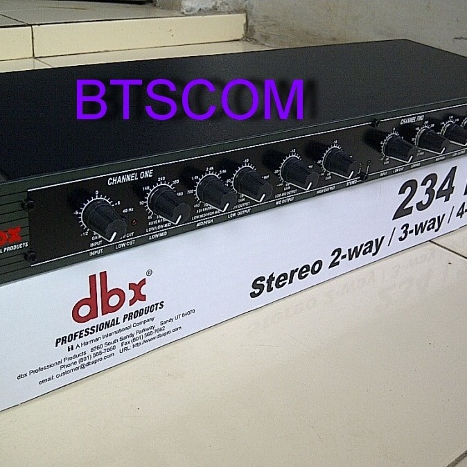 DBX Crossover aktif dbx234xl/DBX234XL / 234XL / 234 XL DBX GRADE A