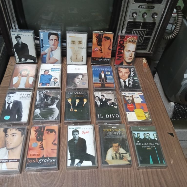 Kaset pita Male collection Michael Bubble, Enrique Iglesias,Josh Groban dll