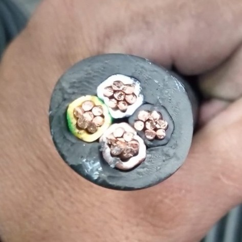 Nyy 4x4 4x6 4x10 4 besar Supreme Kabelindo Kabelmetal Tufur kabel  merk biasa  sutrado pulung extran