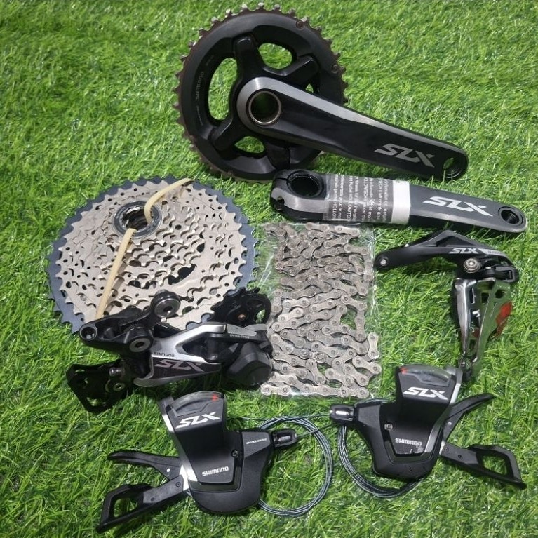 Groupset 2x11 speed shimano SLX M7000 (WAJIB SEPAKET)