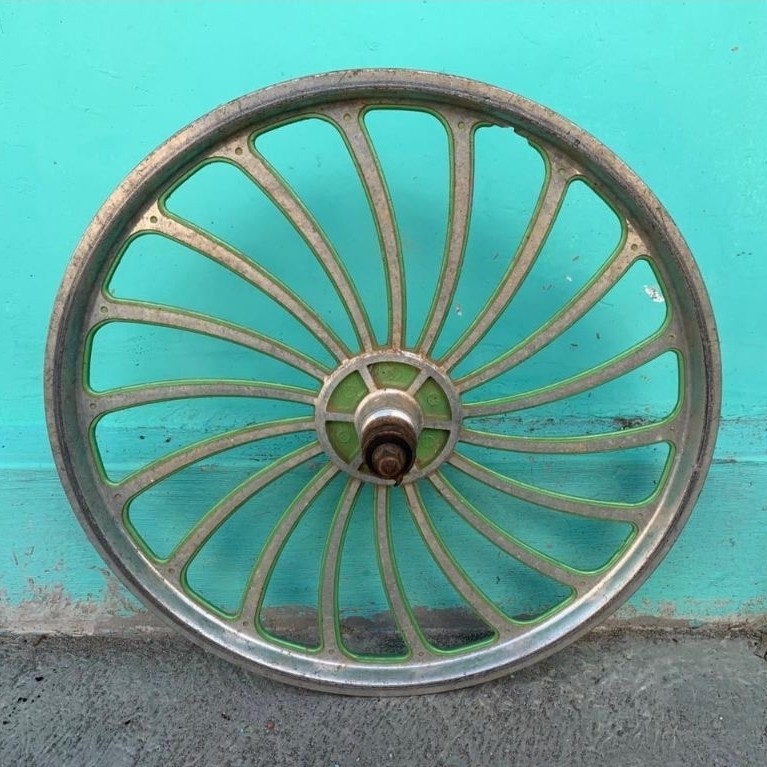 velg kipas Alloy sepeda bmx sepeda lipat roda 20 bekas original