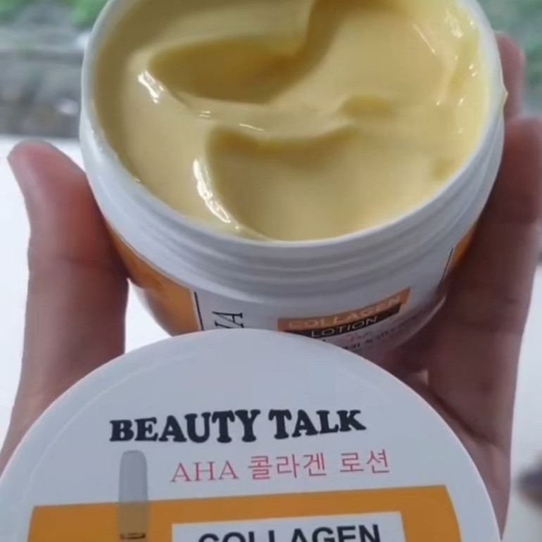 Beauty talk AHA collagen lotion
