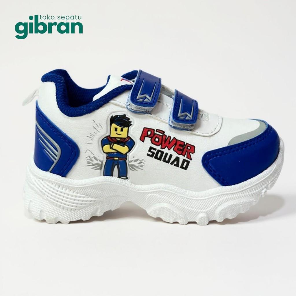 TENNAR KIDS RBX Putih Biru 25-28 Sepatu Anak Karakter Lucu Sneakers Casual Daily Shoes
