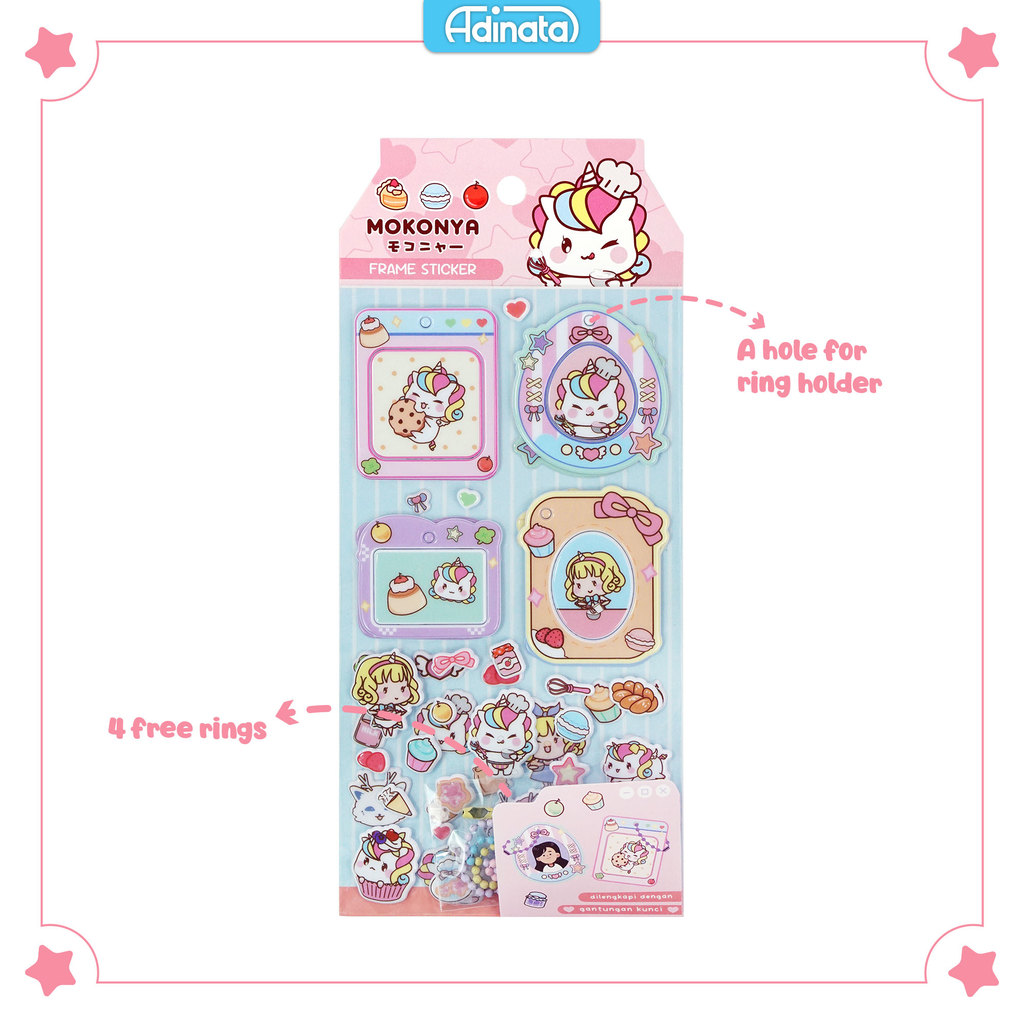 Mokonya Frame Stickers 2650-6146 / Stiker - Adinata