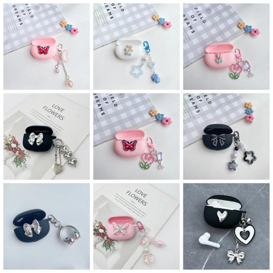flower case For JBL Wave 200 / Wave Beam 2 Case Silicone Earphone Accessories cover for JBL Wave Bea