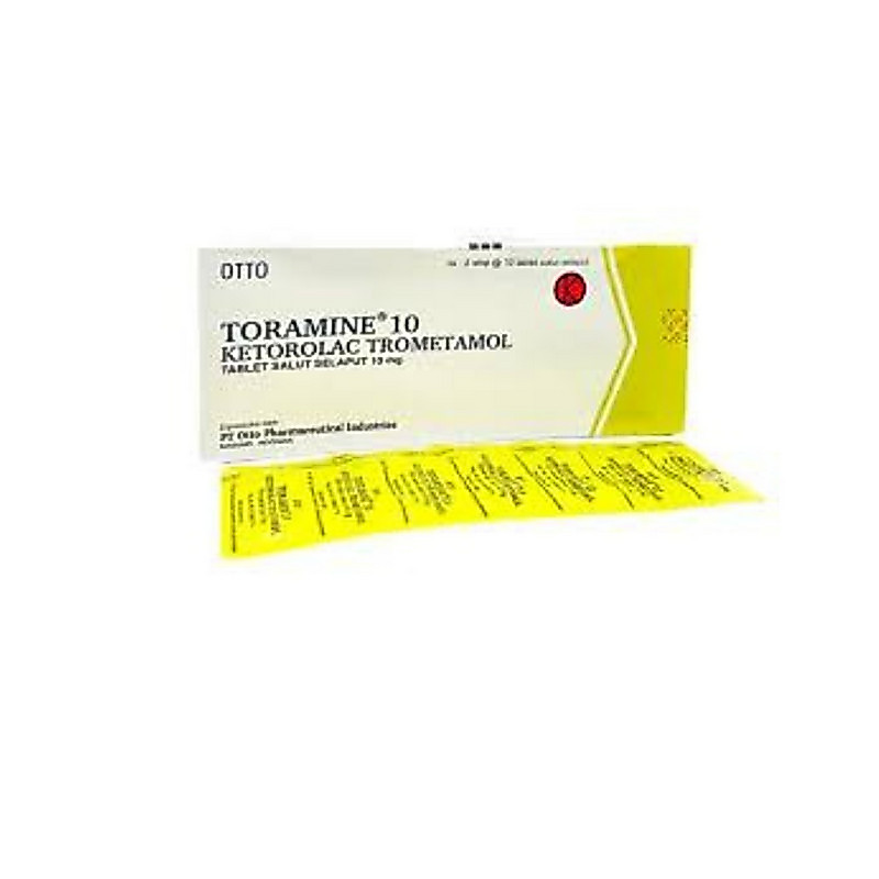 TORAMINE 10 MG 1 STRIP @ 10 TABLET SALUT SELAPUT