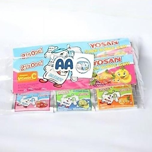 "New" PERMEN KARET YOSAN RENCENG ISI 24