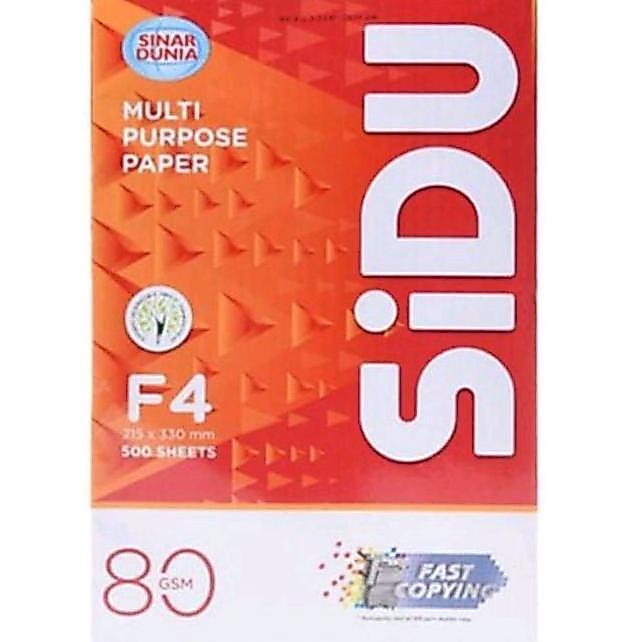 Kertas Hvs F4 Sidu 75Gsm / 80Gsm