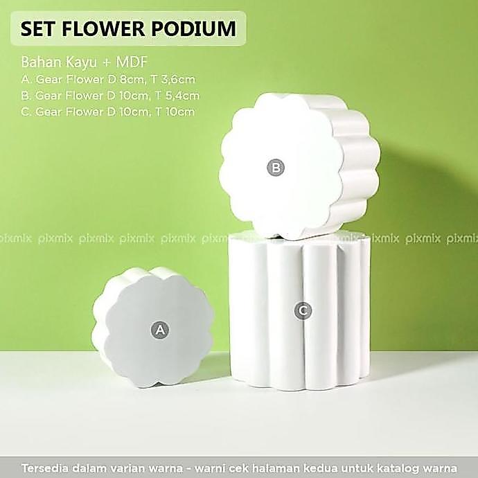 Properti Foto Podium Flower Pixmix Gio