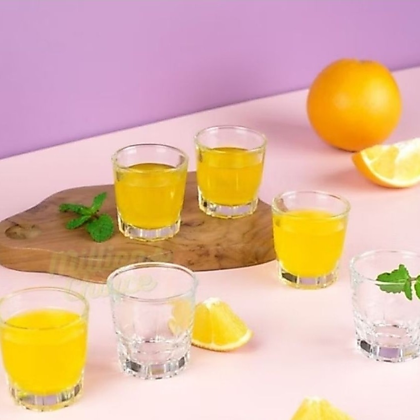 gelas kaca sloki mini 12 buah