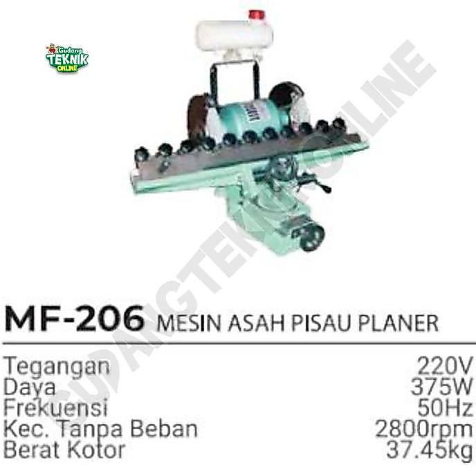 AKARA Mesin Asah Pisau Planer MF206 MODERN / Mesin Asah Mata Pisau Plannar Planar Serut Ketam Sugu M